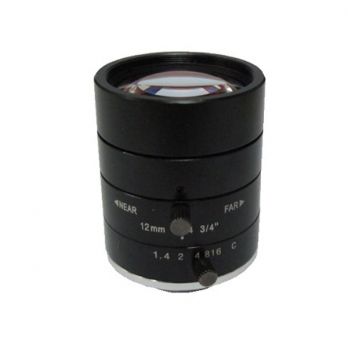 大華    OPT-34C12M-MP    200萬像素3/4英寸12mm定焦鏡頭